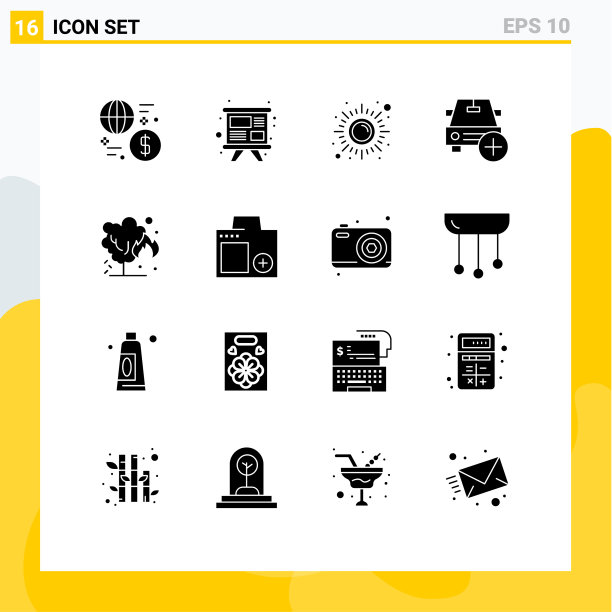 主题立体符号和可编辑符号的16种图片下载