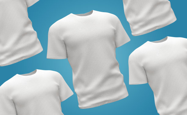 t恤模型3D渲染设计图片下载