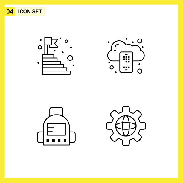 包4创意填充线平面颜色年龄图片下载