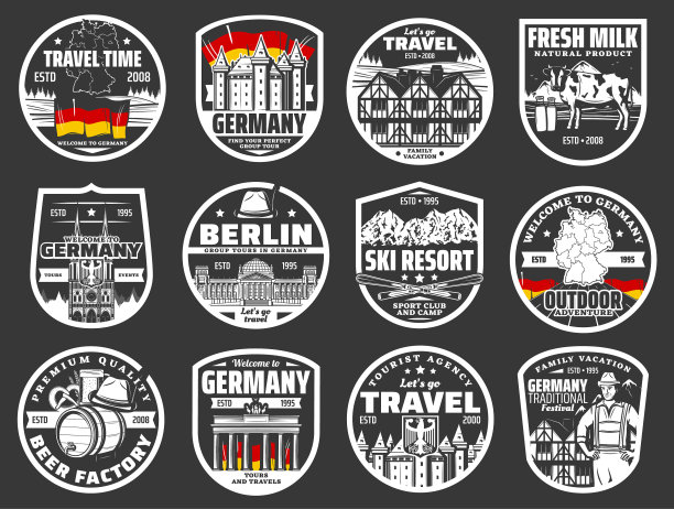 柏林城市之旅欢迎来到德国地标性建筑图片下载