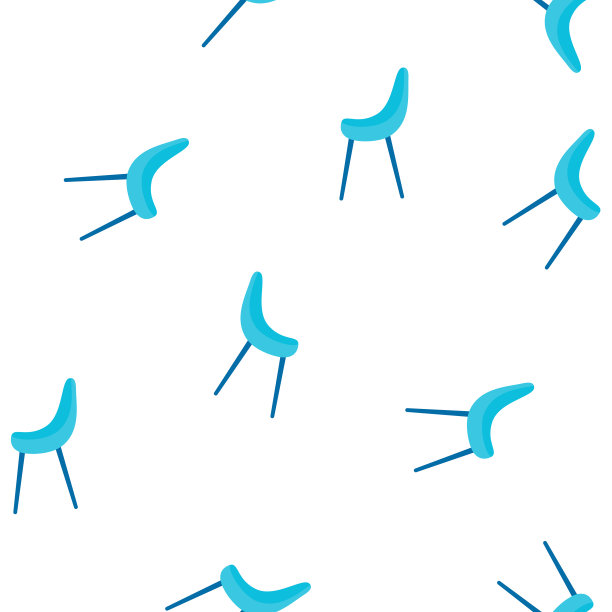 无缝时髦的图案与蓝色平图片下载