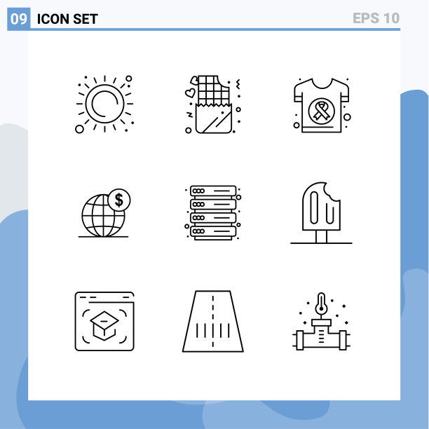 大纲包的9个通用符号图片下载