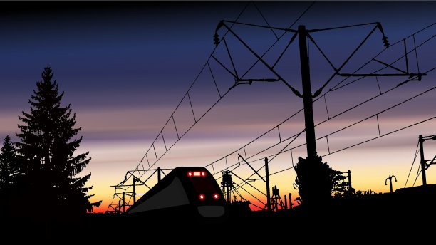 火车站。火车。图片下载