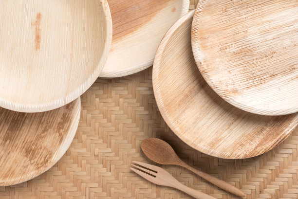 槟榔叶板(可生物降解板、可降解板或环保一次性板)图片下载