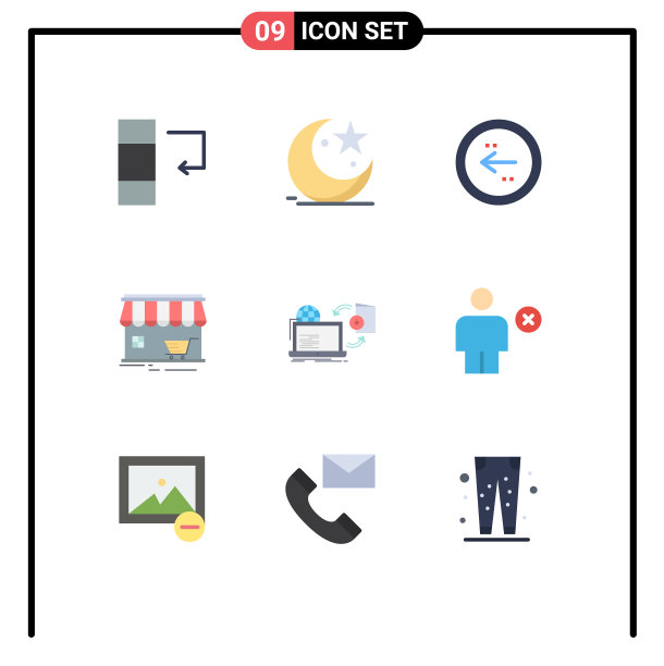 通用图标符号组9现代扁平图片下载