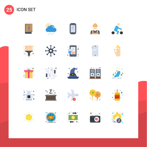 现代设25平色和符号等图片下载