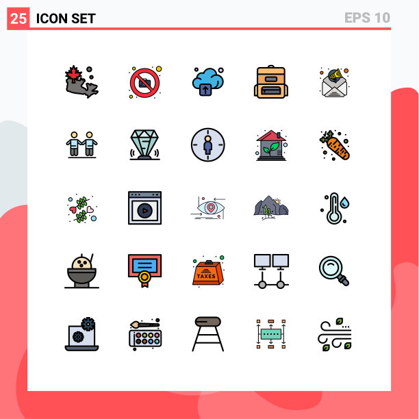 现代设置25填充线和平色图片下载