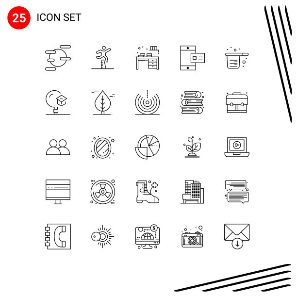 用户界面包25条基本线烘烤图片下载