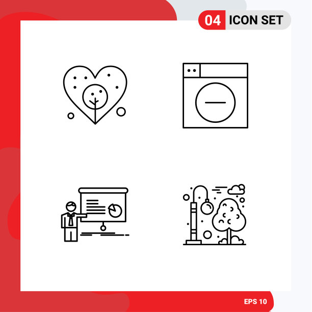 第四组填充线和平色标志图片下载