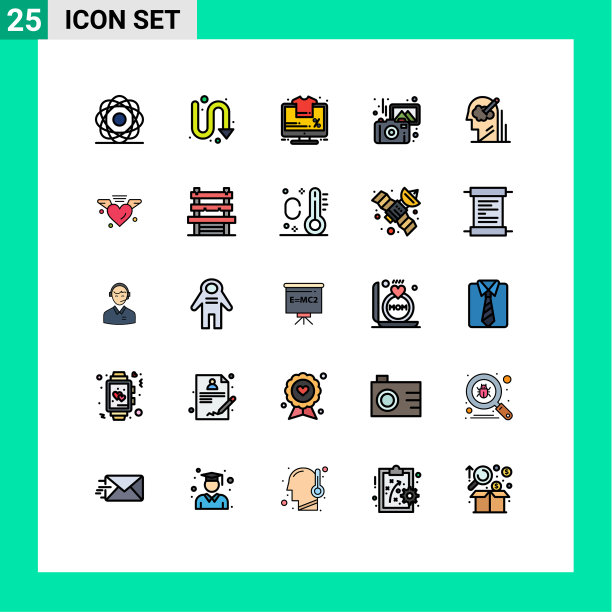 25组填线平色标志和图片下载