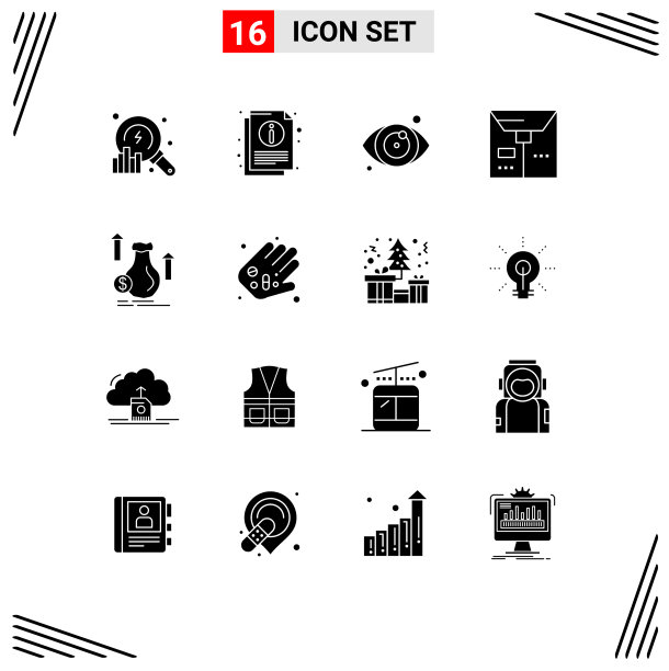 为生长袋设置16个实体符号图片下载