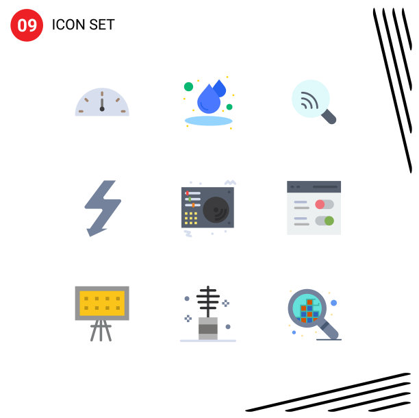 通用图标符号组9现代扁平图片下载