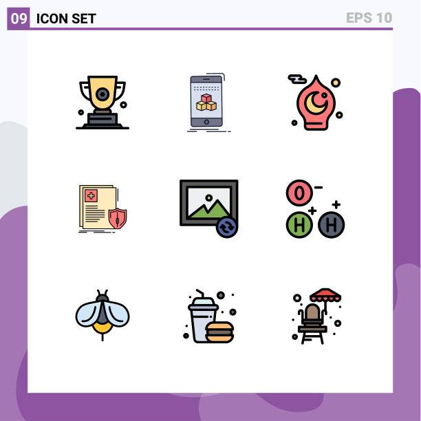 9 .通用填充线平色标志符号图片下载