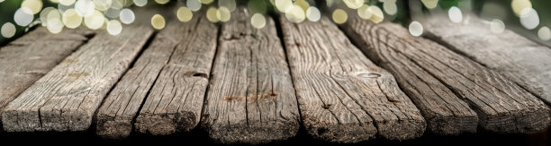木桌背景的横幅图片下载