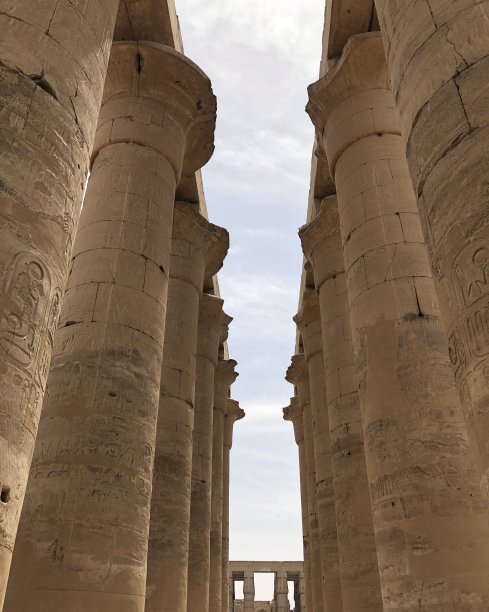 古埃及卢克索神庙图片下载