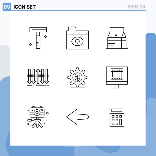 9 .适用于网页和手机的通用大纲图片下载