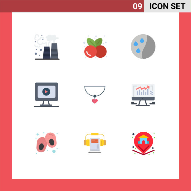 用户界面包9个基本平色的图片下载