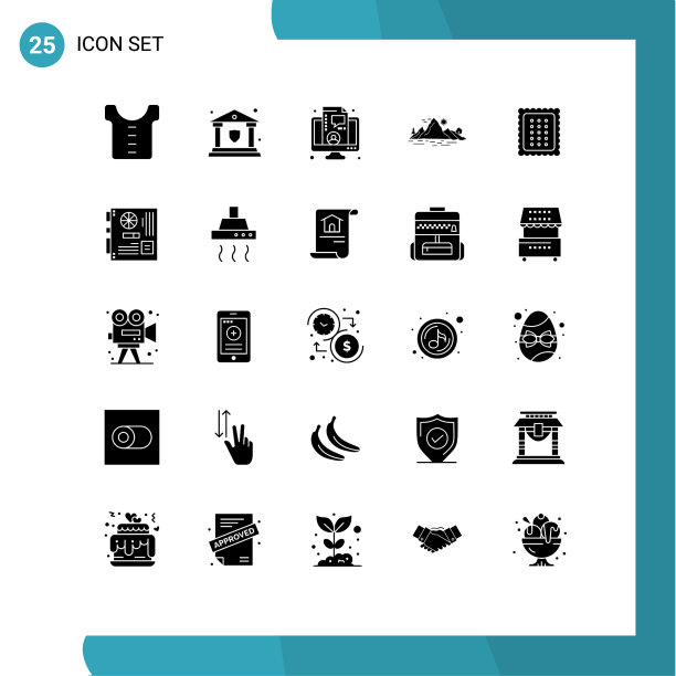 25通用立体符号符号烘烤图片下载