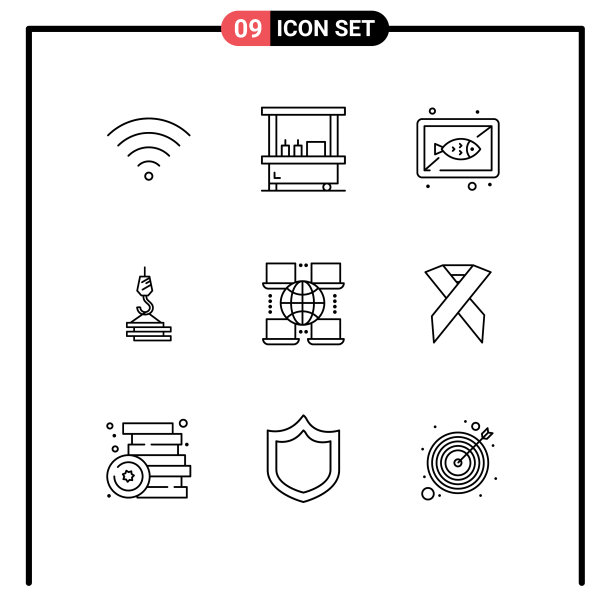 9 .适用于网页和手机的通用大纲图片下载