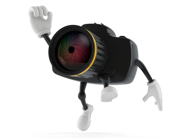 镜头人物在喜悦中跳跃图片下载