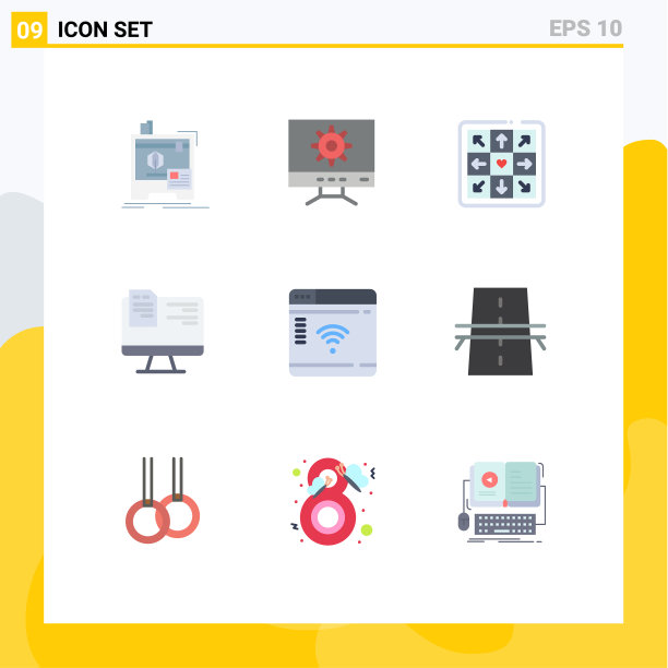 包9创意平面颜色网页物联网图片下载