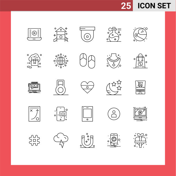 组25行符号和符号的瑜伽油图片下载