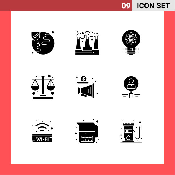 9 ． 坚实的字形概念的网站，移动和图片下载