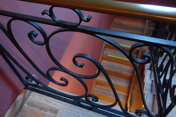 铁艺楼梯扶手台阶及楼梯承重图片下载