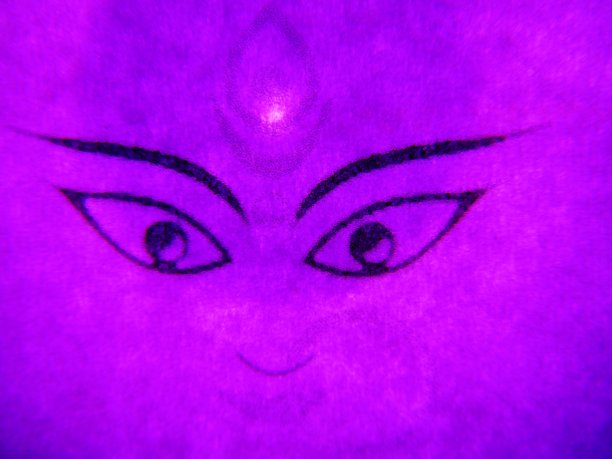 杜尔迦女神，邪恶的毁灭者图片下载