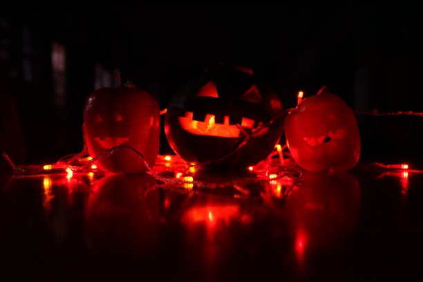 万圣节南瓜和蜡烛图片下载