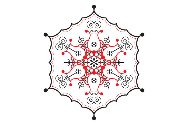 抽象的设计元素，蕾丝。图片下载