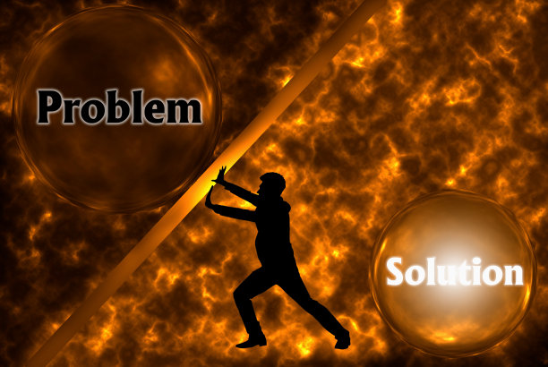 抽象背景与解决方案的概念。决策，商人选择不同的战略方向。三维演示图片下载