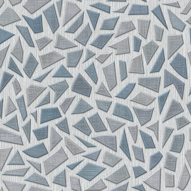 雕刻水磨石图案在grunge背景无缝纹理，拼接图案，石膏纹理，3d插图图片下载