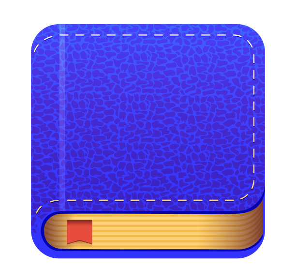 矢量书图标孤立的白色背景图片下载