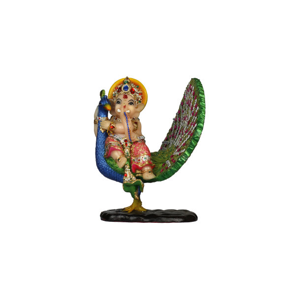 在白色背景上的印度女神甘尼萨图片下载