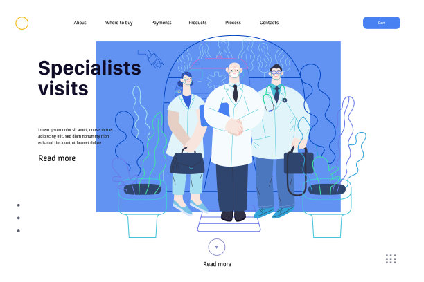 医疗保险模板-专家拜访图片下载