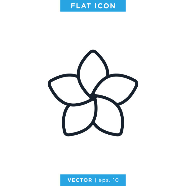 花图标矢量股票插图设计模板。可编辑矢量eps 10。图片下载
