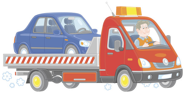 拖着一辆车的救星图片下载