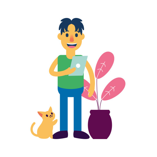 孤立的年轻办公室图片下载