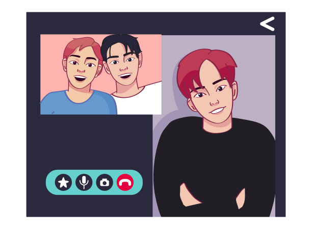 孤立的年轻的电话图片下载