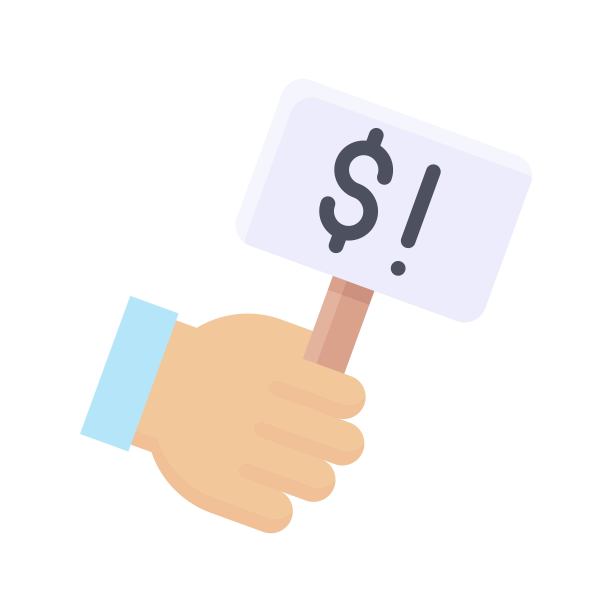 与经济衰退相关的董事会在手上与美元符号在董事会矢量在扁平的风格，图片下载