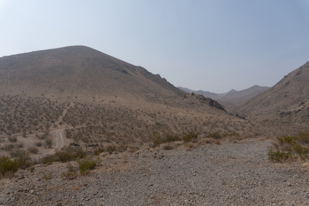 莫哈韦沙漠山丘图片下载