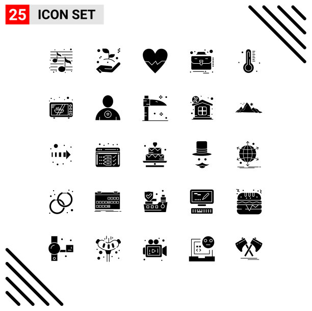 组25现代固体象形文字集图片下载