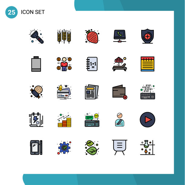 用户界面填充线平色包图片下载