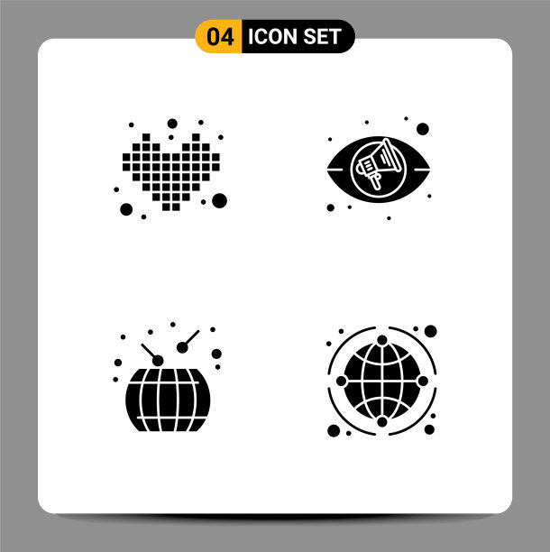 包4创意固体字形竞赛图片下载