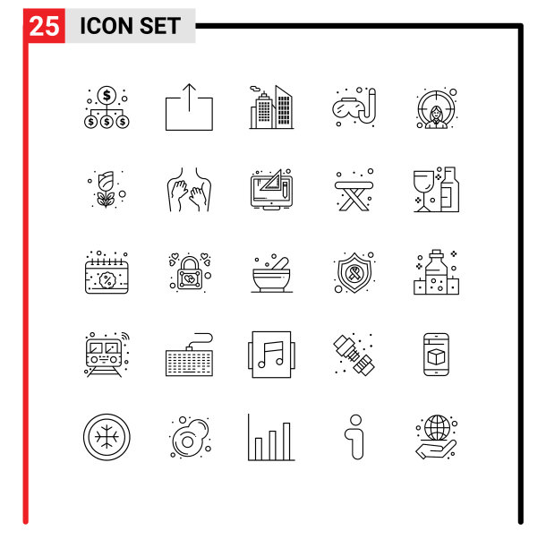 组25行符号和符号的花图片下载