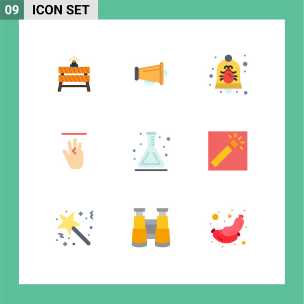 9 .主题平色和可编辑的符号图片下载