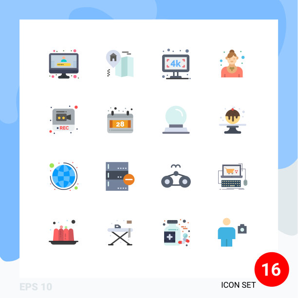 现代设16平色和符号等图片下载