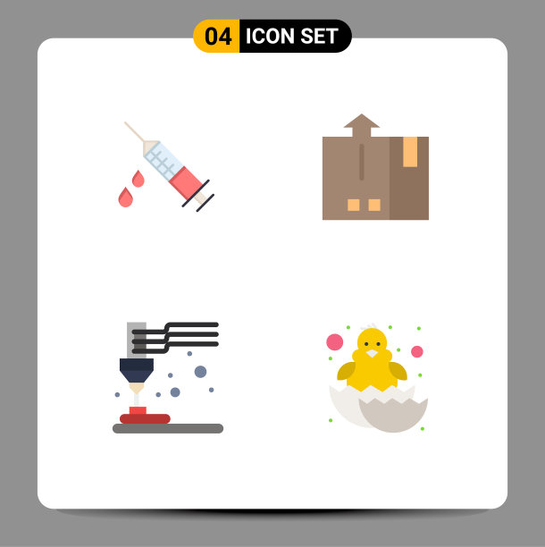 4 .通用平面图标标志符号粘稠图片下载