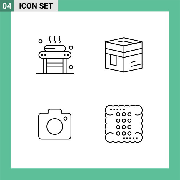 移动界面线设置4个象形图床图片下载
